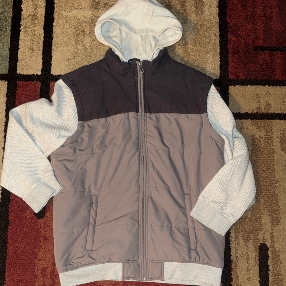 Mens BKE‎ Buckle Hooded Puffer Jacket
